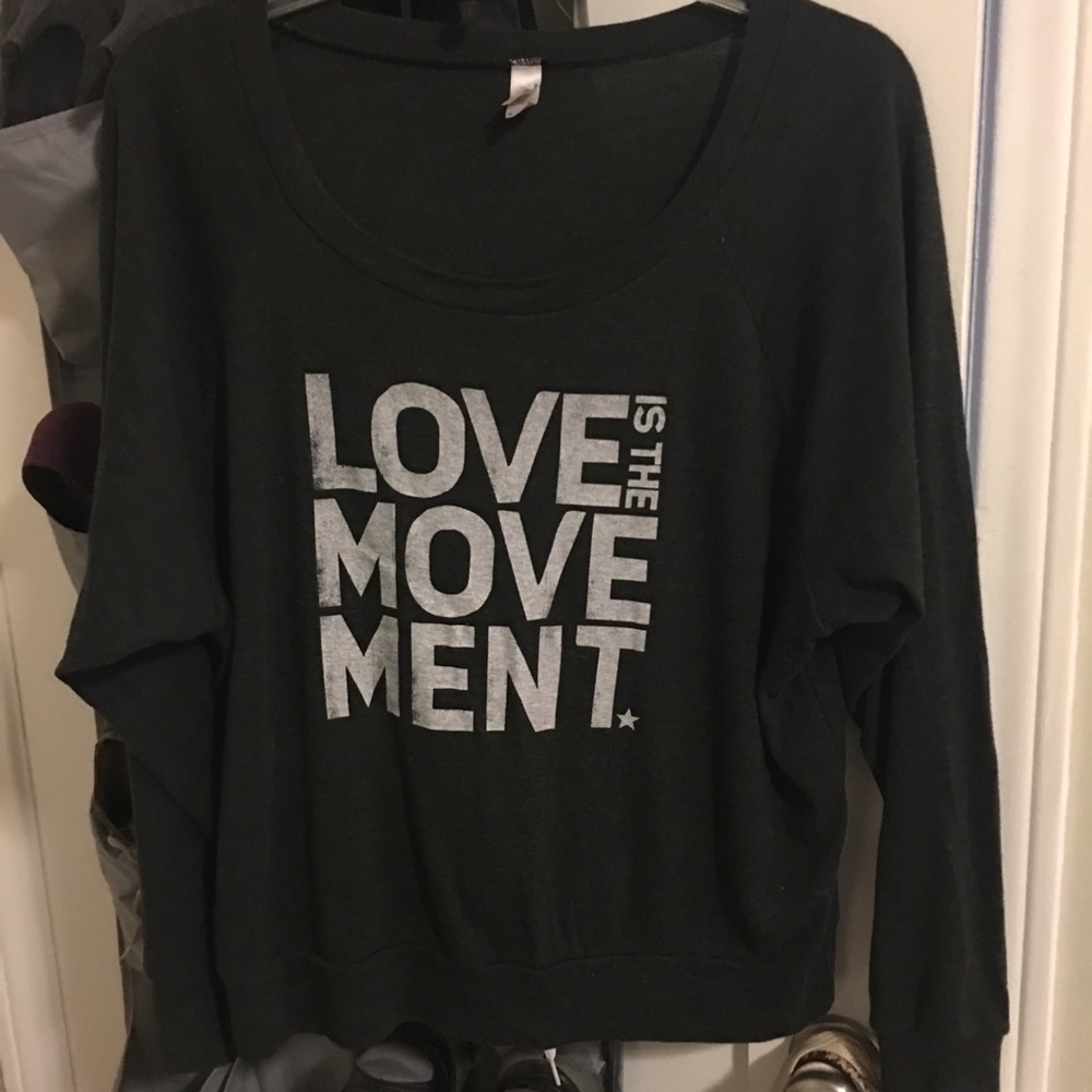 “To write love on her arms” sweatshirt